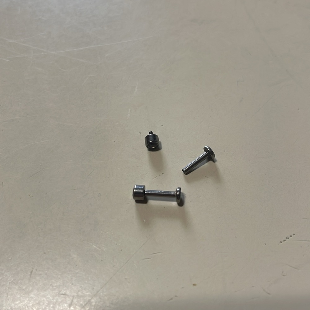 Maison Miru Tiny Crystal Threaded Flat Back Earri… - image 6